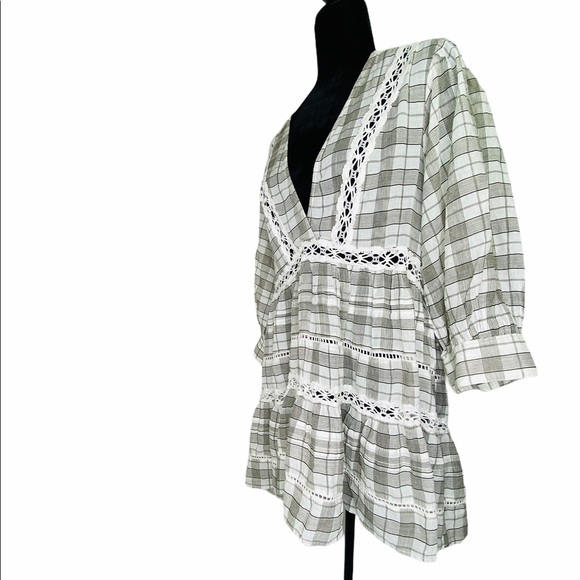 Free People Tunic Boho Top XS Crochet Top NWT - Picture 6 of 14